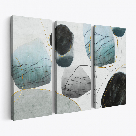 Triptych Canvas Prints - Abstract