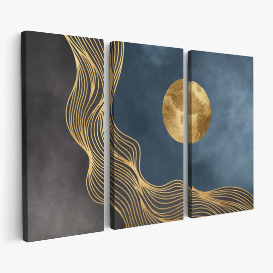 Triptych Canvas Prints - Abstract