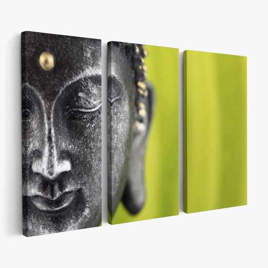 Triptych Canvas Prints - Buddha