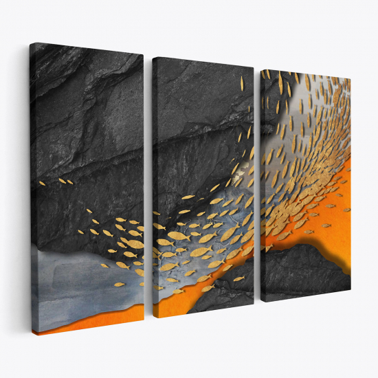 Triptych Canvas Prints - Fish