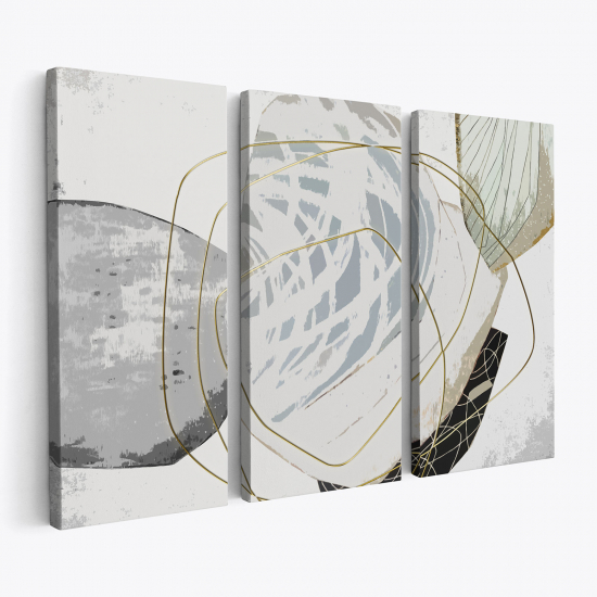 Triptych Canvas Prints - Geometric