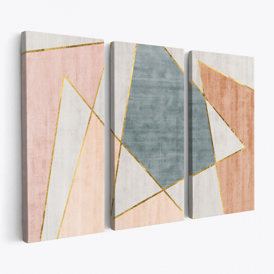 Triptych Canvas Prints - Geometric Patterns