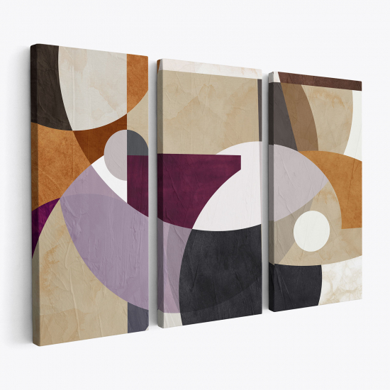 Triptych Canvas Prints - Geometric Patterns