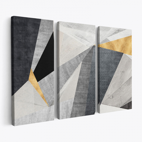 Triptych Canvas Prints - Geometric Patterns