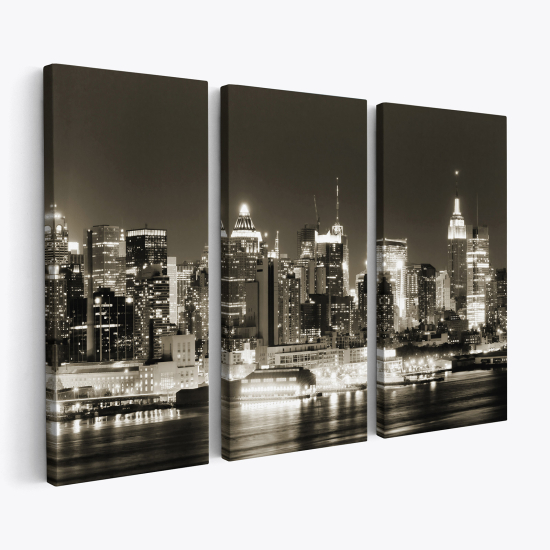 Triptych Canvas Prints - New York