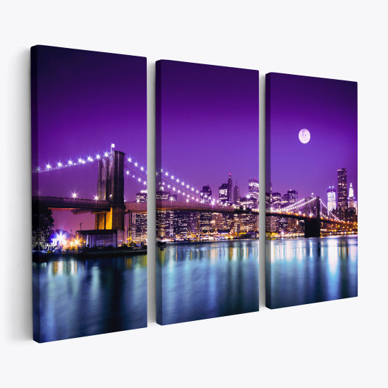 Triptych Canvas Prints - New York