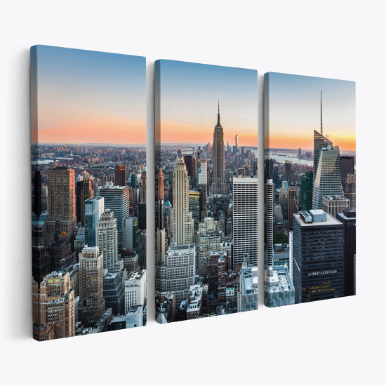 Triptych Canvas Prints - New York