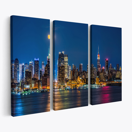 Triptych Canvas Prints - New York