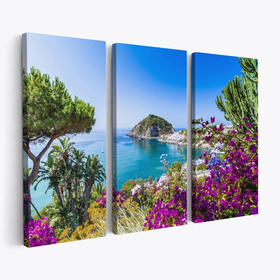 Triptych Canvas Prints - Sea view