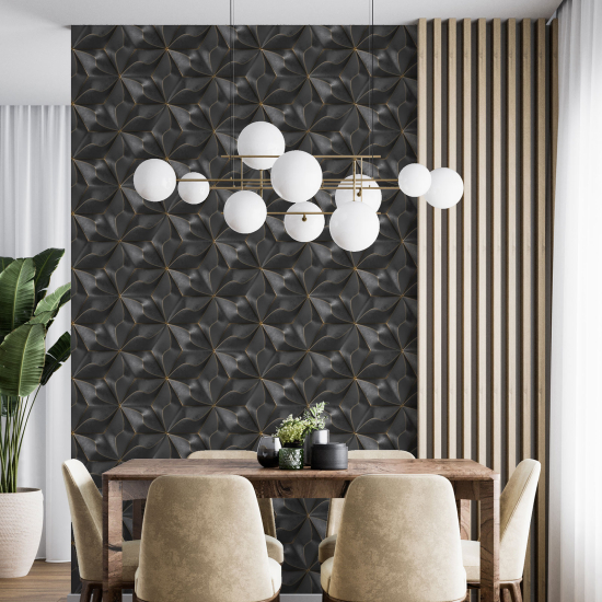 Wall Mural - Wallpaper - 3D Flowers