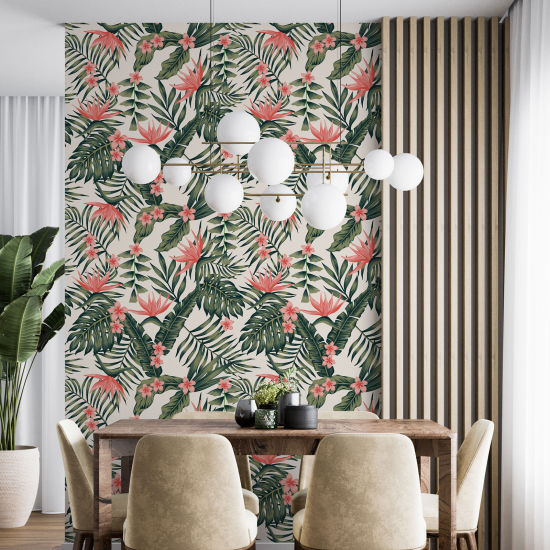 Wall Mural - Wallpaper - Botanical pattern