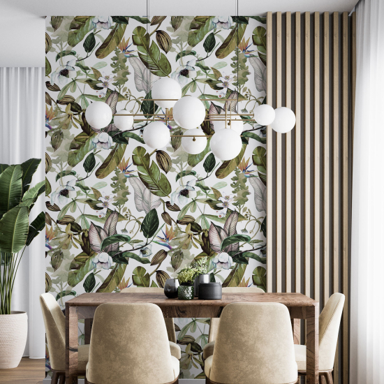 Wall Mural - Wallpaper - Botanical pattern