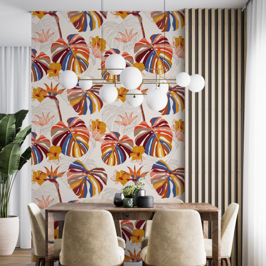 Wall Mural - Wallpaper - Botanical pattern