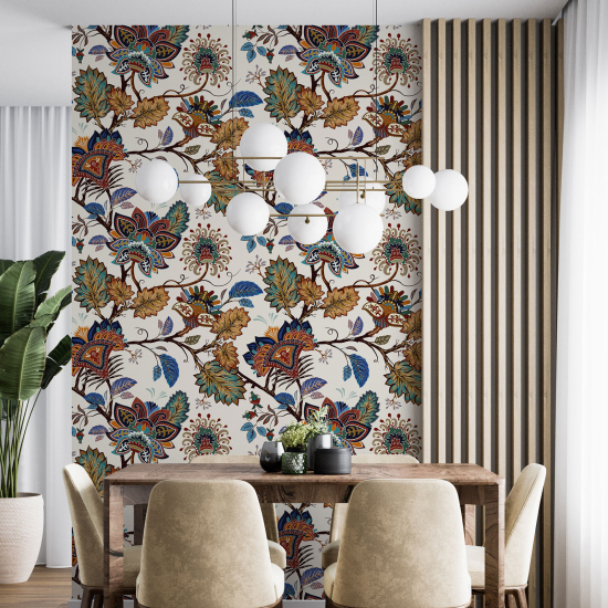 Wall Mural - Wallpaper - Botanical pattern