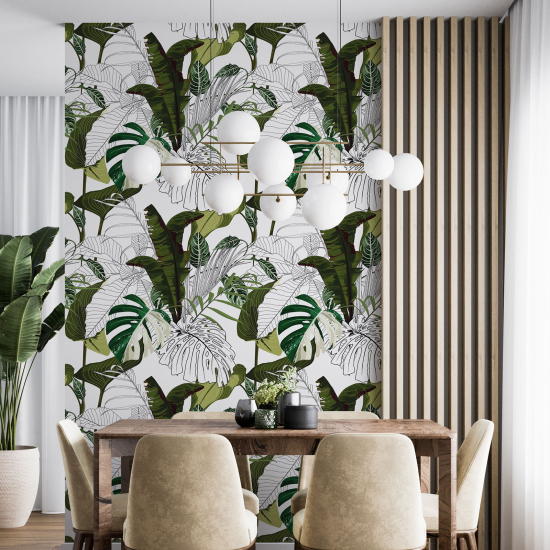 Wall Mural - Wallpaper - Botanical pattern