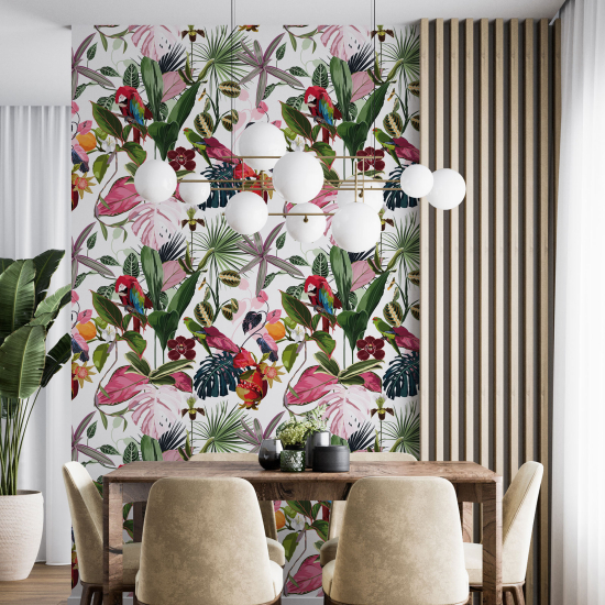 Wall Mural - Wallpaper - Botanical pattern