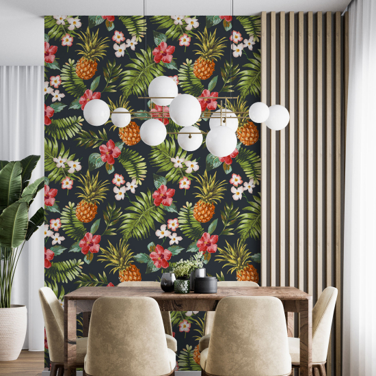 Wall Mural - Wallpaper - Botanical pattern