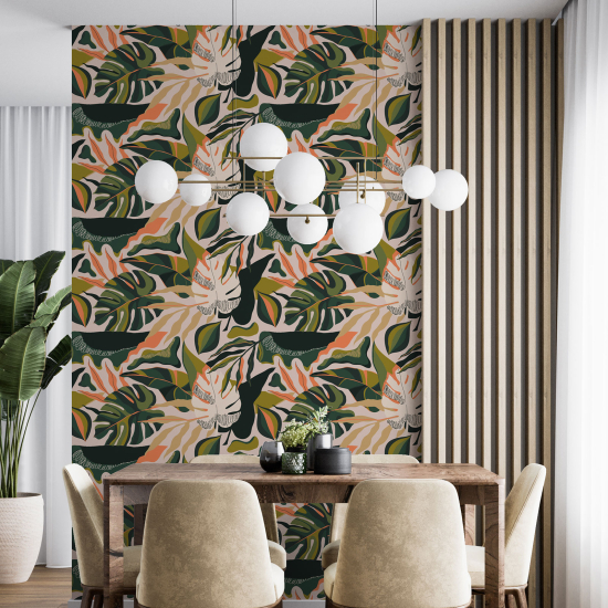 Wall Mural - Wallpaper - Botanical pattern