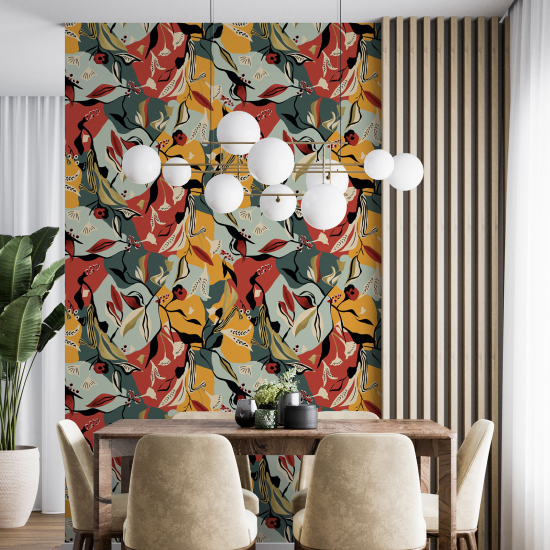 Wall Mural - Wallpaper - Botanical pattern