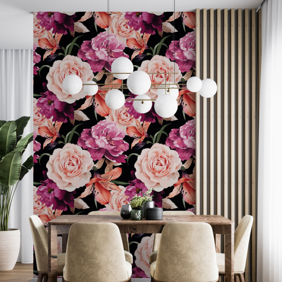 Wall Mural - Wallpaper - Floral pattern