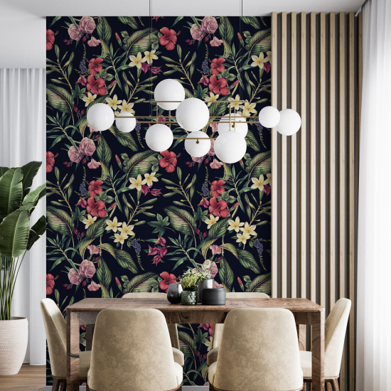 Wall Mural - Wallpaper - Floral pattern