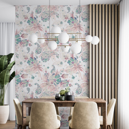 Wall Mural - Wallpaper - Floral pattern