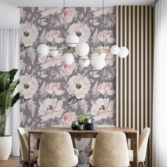 Wall Mural - Wallpaper - Floral pattern