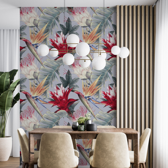 Wall Mural - Wallpaper - Floral pattern