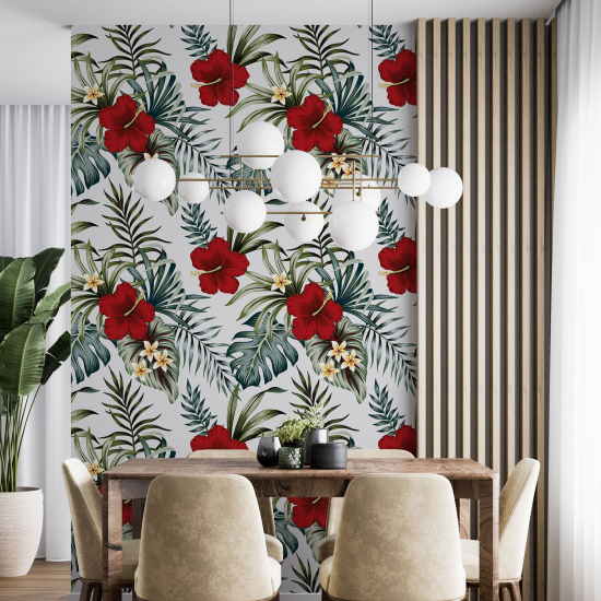 Wall Mural - Wallpaper - Floral pattern