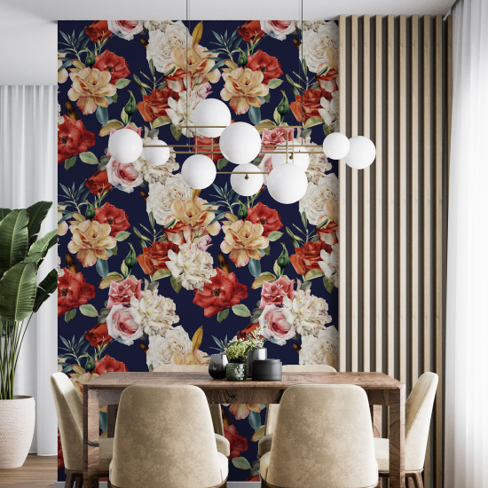 Wall Mural - Wallpaper - Floral pattern