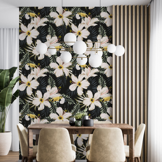 Wall Mural - Wallpaper - Floral pattern