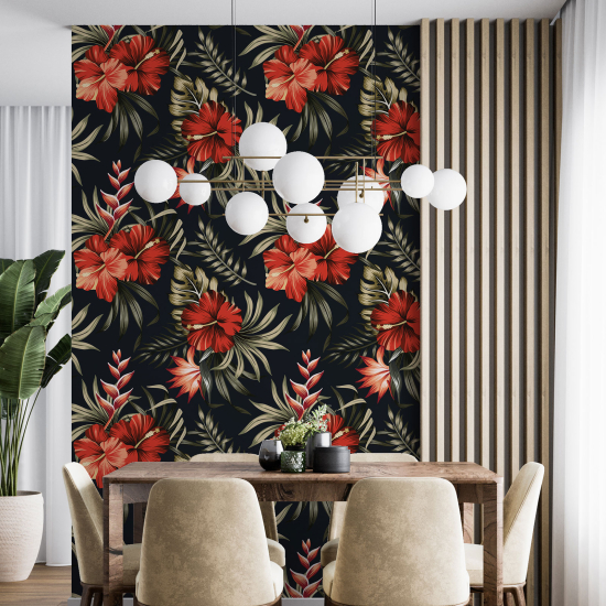 Wall Mural - Wallpaper - Floral pattern