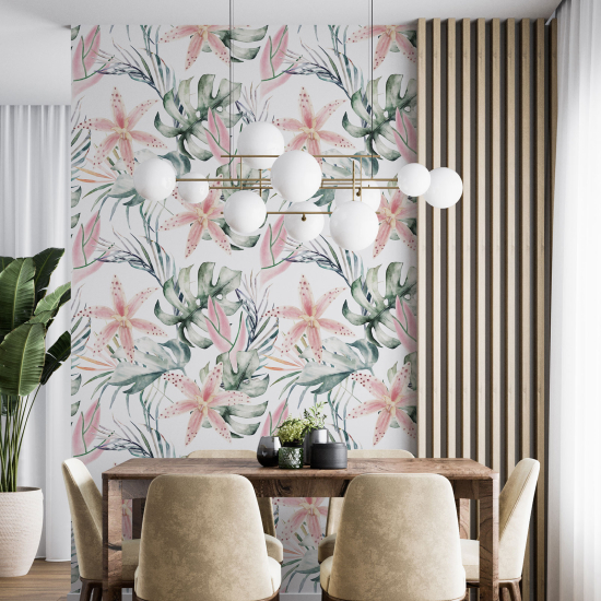 Wall Mural - Wallpaper - Floral pattern