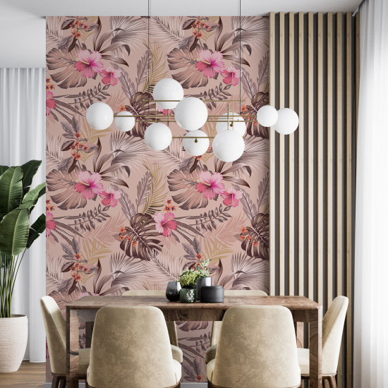 Wall Mural - Wallpaper - Floral pattern