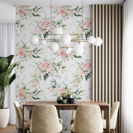 Wall Mural - Wallpaper - Floral pattern