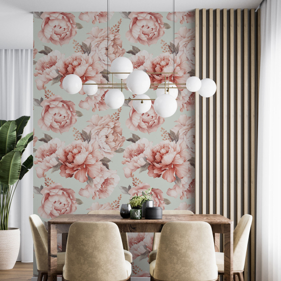 Wall Mural - Wallpaper - Floral pattern