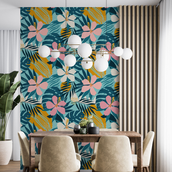 Wall Mural - Wallpaper - Floral pattern