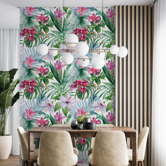 Wall Mural - Wallpaper - Floral pattern