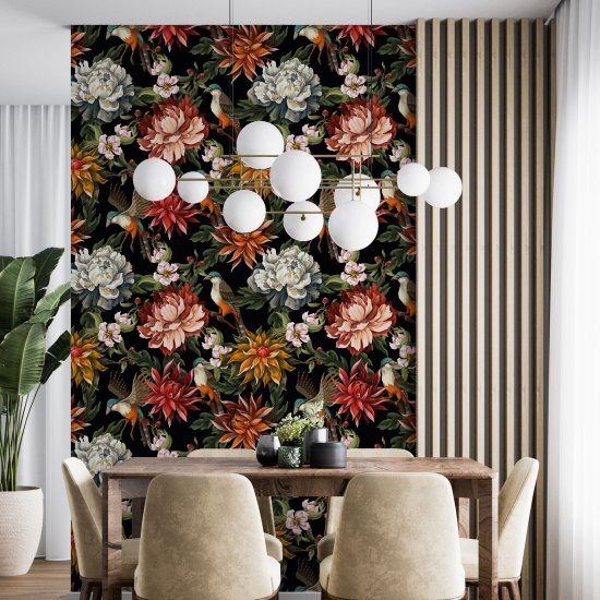 Wall Mural - Wallpaper - Floral pattern