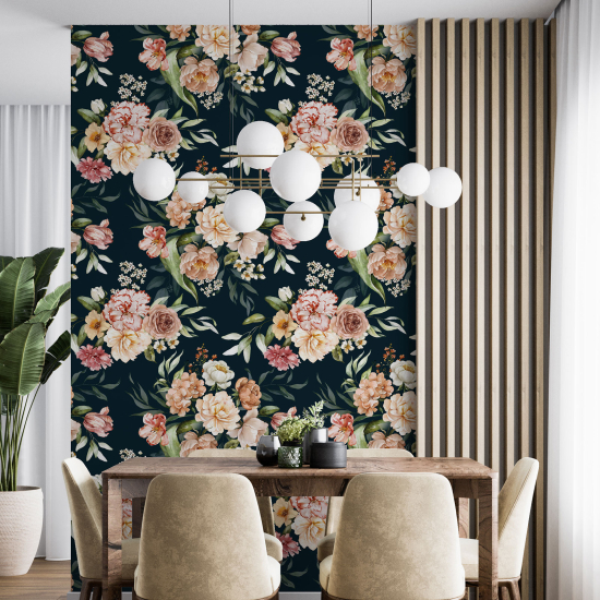 Wall Mural - Wallpaper - Floral pattern