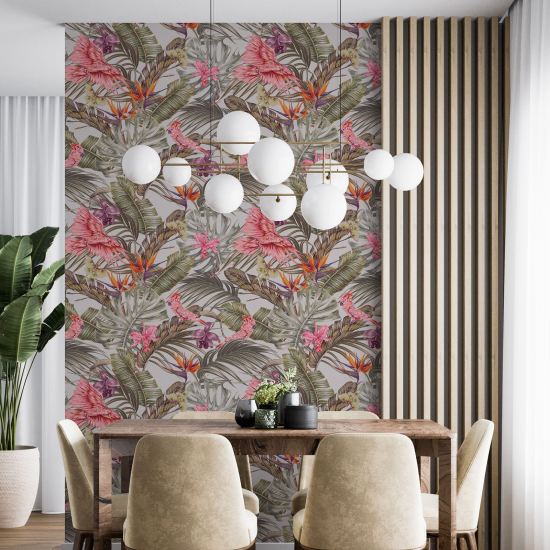 Wall Mural - Wallpaper - Floral pattern