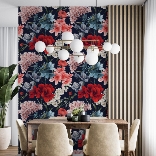 Wall Mural - Wallpaper - Floral pattern