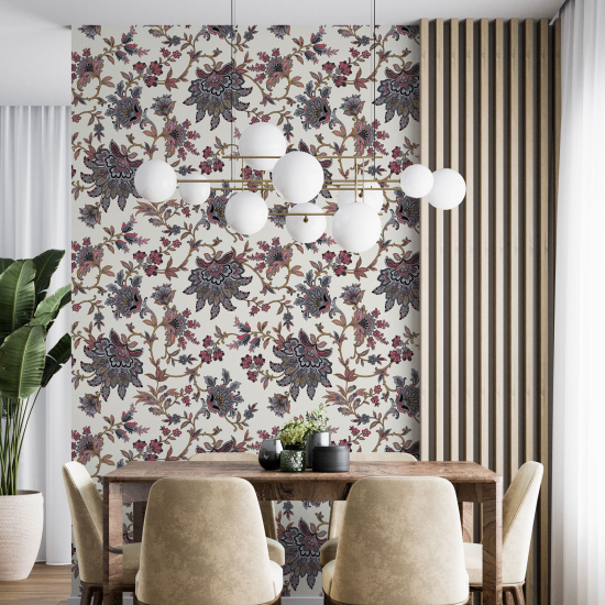 Wall Mural - Wallpaper - Floral pattern