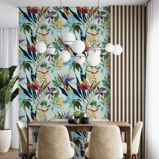 Wall Mural - Wallpaper - Floral pattern