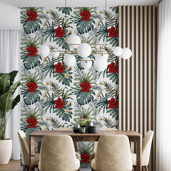 Wall Mural - Wallpaper - Floral pattern