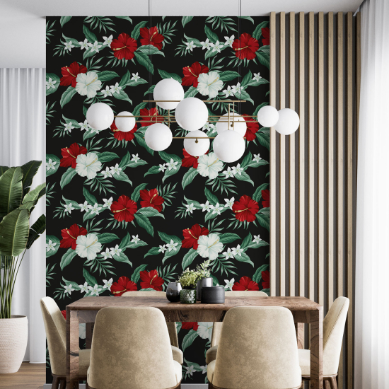 Wall Mural - Wallpaper - Floral pattern