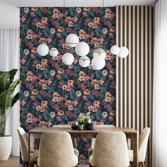 Wall Mural - Wallpaper - Floral pattern