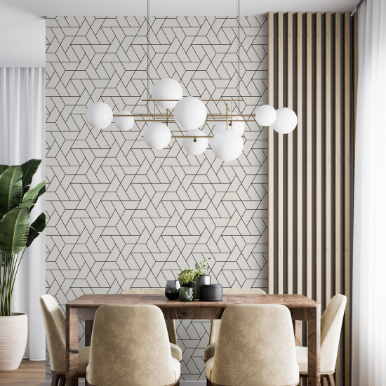 Wall Mural - Wallpaper - Geometric pattern