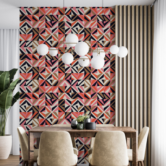 Wall Mural - Wallpaper - Geometric pattern