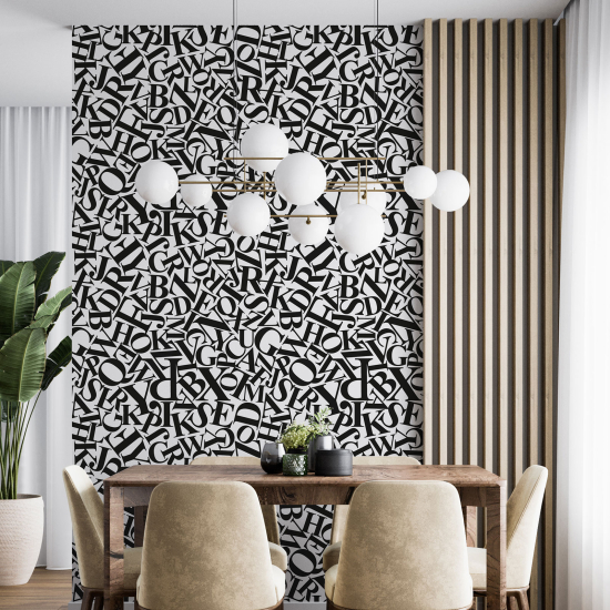 Wall Mural - Wallpaper - Letters